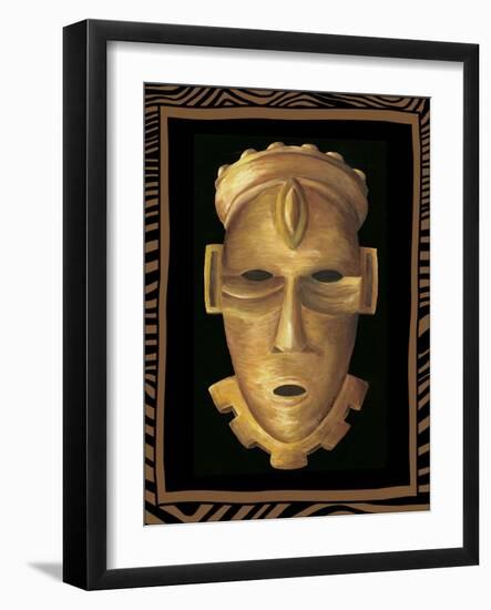 African Mask IV-Chariklia Zarris-Framed Art Print