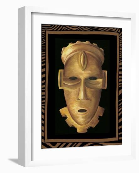 African Mask IV-Chariklia Zarris-Framed Art Print