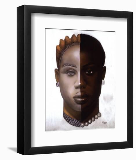 African Mask, no. 25-Laurie Cooper-Framed Art Print