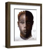 African Mask, no. 25-Laurie Cooper-Framed Art Print