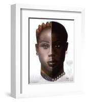 African Mask, no. 25-Laurie Cooper-Framed Art Print