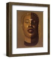 African Mask, no. 29-Laurie Cooper-Framed Art Print