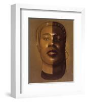 African Mask, no. 29-Laurie Cooper-Framed Art Print