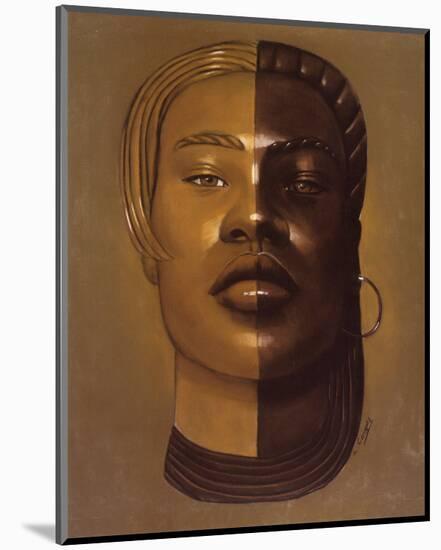 African Mask, no. 29-Laurie Cooper-Mounted Art Print