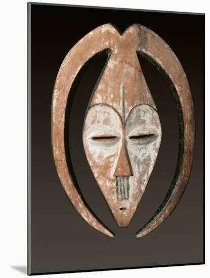 African Mask-null-Mounted Art Print