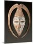 African Mask-null-Mounted Art Print
