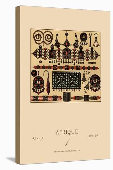 African Metalwork and Beading-Racinet-Stretched Canvas