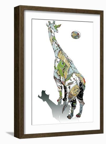 African Moon-HR-FM-Framed Art Print