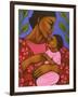 African Mother and Baby-Tamara Adams-Framed Art Print