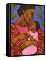 African Mother and Baby-Tamara Adams-Framed Stretched Canvas