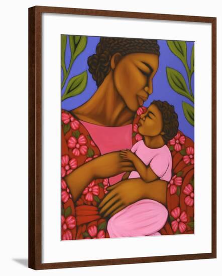 African Mother and Baby-Tamara Adams-Framed Art Print