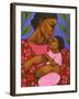 African Mother and Baby-Tamara Adams-Framed Art Print