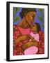 African Mother and Baby-Tamara Adams-Framed Art Print