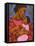 African Mother and Baby-Tamara Adams-Framed Stretched Canvas