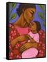 African Mother and Baby-Tamara Adams-Framed Stretched Canvas