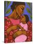 African Mother and Baby-Tamara Adams-Stretched Canvas