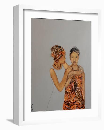 African Mother and Daughter, 2016-Susan Adams-Framed Giclee Print
