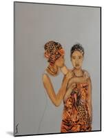 African Mother and Daughter, 2016-Susan Adams-Mounted Giclee Print