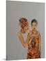 African Mother and Daughter, 2016-Susan Adams-Mounted Giclee Print