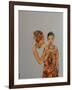 African Mother and Daughter, 2016-Susan Adams-Framed Giclee Print