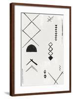 African Motifs II-Isabelle Z-Framed Art Print