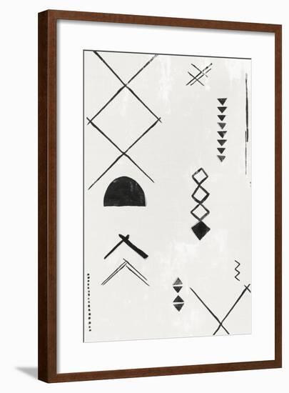 African Motifs II-Isabelle Z-Framed Art Print