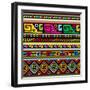 African Pattern Color-valeriya-Framed Art Print