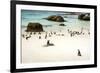 African Penguins at Foxy Beach, Boulders Beach National Park, Simonstown, South Africa, Africa-Kimberly Walker-Framed Photographic Print