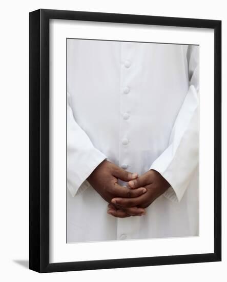 African Priest, Cotonou, Benin, West Africa, Africa-Godong-Framed Photographic Print