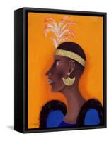African Princess, 1999-John Wright-Framed Stretched Canvas