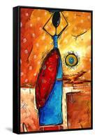 African Queen-Megan Aroon Duncanson-Framed Stretched Canvas