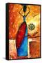 African Queen-Megan Aroon Duncanson-Framed Stretched Canvas