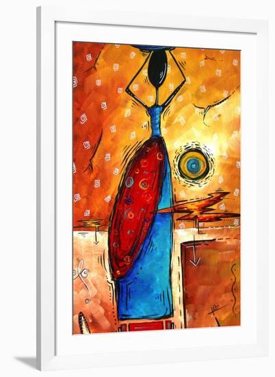 African Queen-Megan Aroon Duncanson-Framed Art Print