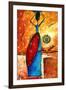 African Queen-Megan Aroon Duncanson-Framed Art Print