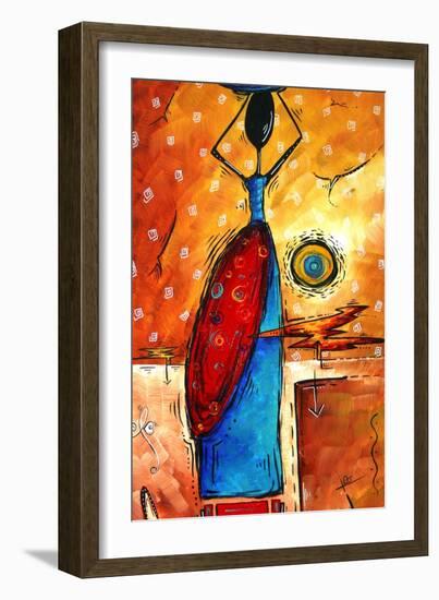 African Queen-Megan Aroon Duncanson-Framed Art Print