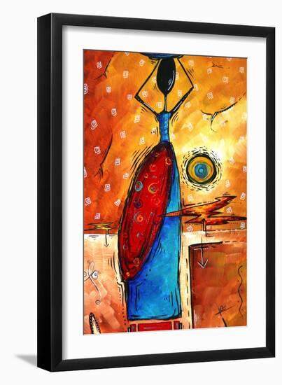 African Queen-Megan Aroon Duncanson-Framed Art Print