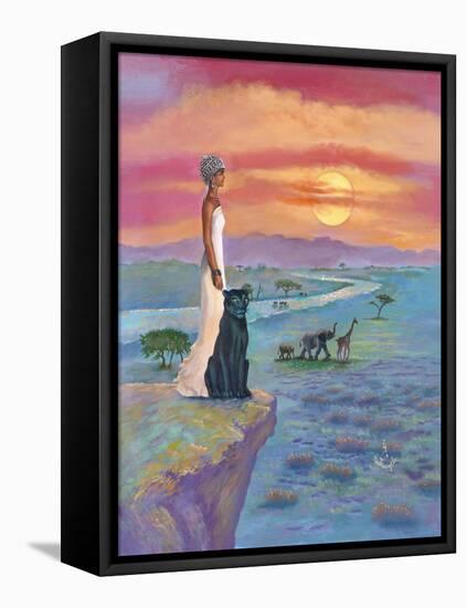 African Queen-Judy Mastrangelo-Framed Stretched Canvas