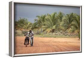 African road, Ouidah, Benin-Godong-Framed Photographic Print