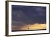 African Savannah Heavy Clouds and Moody Sky-null-Framed Photographic Print