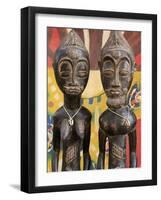 African Statues, Saint Louis, Senegal, West Africa, Africa-Godong-Framed Photographic Print