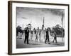 African Stilt Dancers-null-Framed Photographic Print