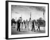 African Stilt Dancers-null-Framed Photographic Print