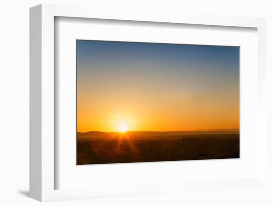 African Sunset, Kenya, East Africa, Africa-Angelo Cavalli-Framed Photographic Print