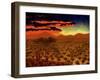 African Sunset-John Newcomb-Framed Giclee Print