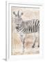 African Traveling  Animals Two-Jace Grey-Framed Art Print