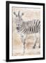 African Traveling  Animals Two-Jace Grey-Framed Art Print