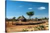 African Tribal Hut-matejh-Stretched Canvas