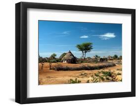 African Tribal Hut-matejh-Framed Photographic Print
