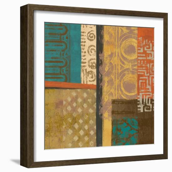 African Tribe 1-Alonza Saunders-Framed Art Print