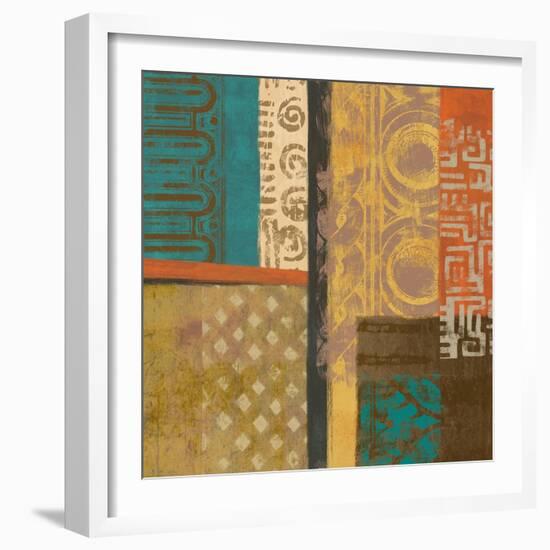 African Tribe 1-Alonza Saunders-Framed Art Print